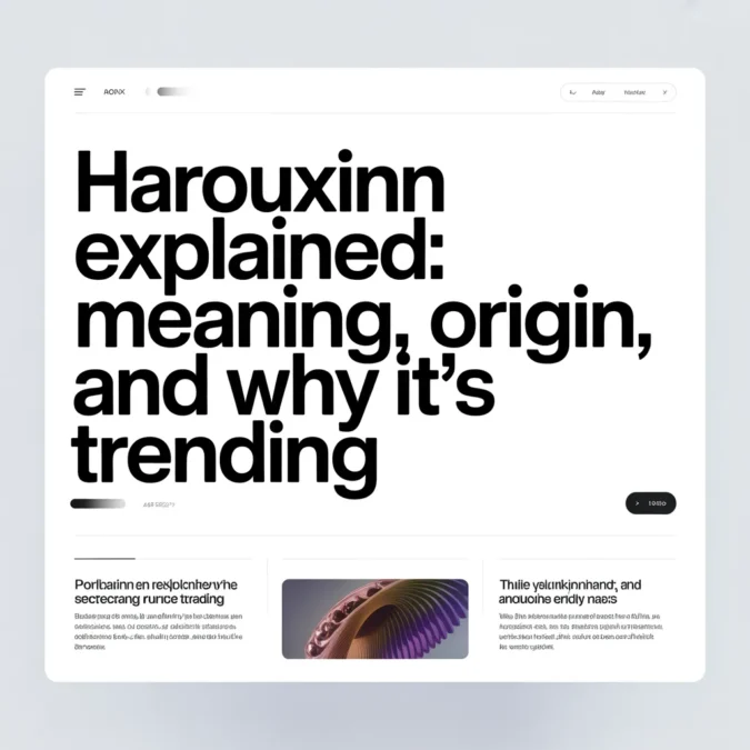 Harouxinn