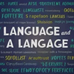 language and a language